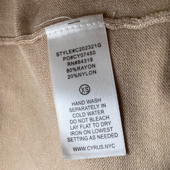 Beige Cyprus Cardigan - NWT - Womens size XS - Picture 7 of 8
